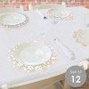 Big Dot of Happiness Tan Daisy Flowers - Floral Party Round Table Decorations - Paper Chargers - Place Setting For 12 - 2 of 4