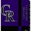 MLB Colorado Rockies Reverse Block Double Sided Ultra Cozy Blanket - 2 of 3