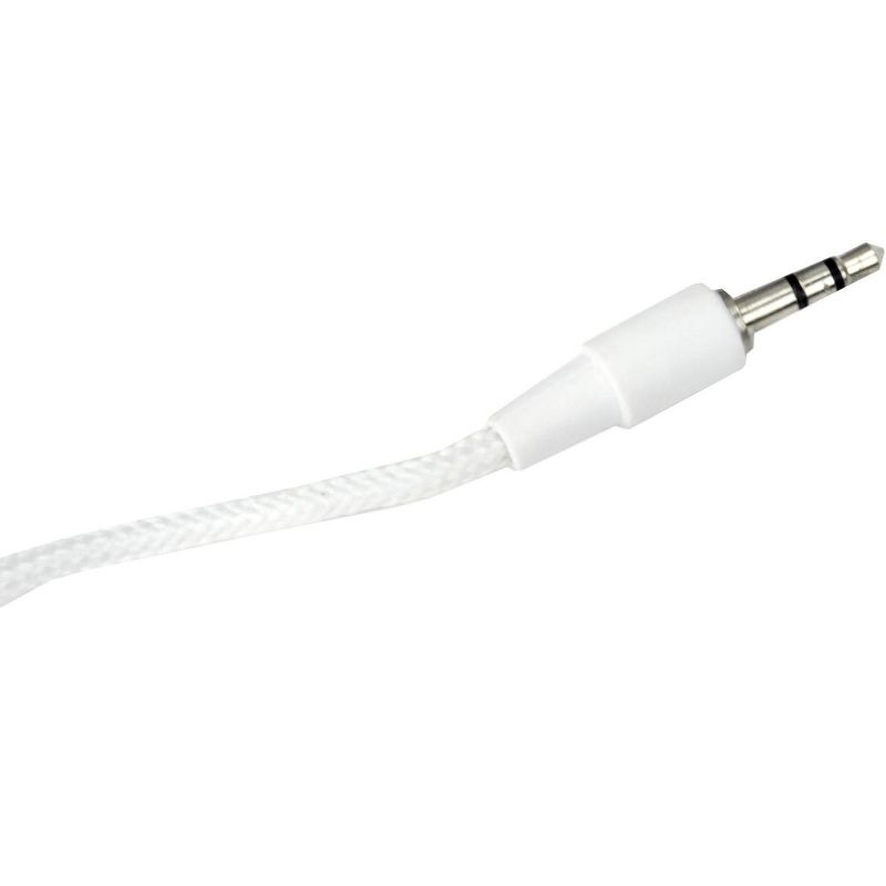 VM Audio 3.5mm Auxiliary Sound Stereo 5-Foot Tablet Smartphone Car Cable, White, 2 of 4