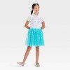 Girls' Sanrio Cinnamaroll Hooded Tulle Character Dress with Ears - White - 4 of 4