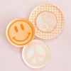 Jollity & Co. - Peace & Love Peace Dessert Plates - Pack of 8 Paper Plates - 3 of 3