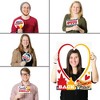 Big Dot of Happiness Missed You BBQ - Backyard Summer Picnic Party Selfie Photo Booth Picture Frame and Props - Printed on Sturdy Material - image 2 of 4