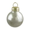 Northlight 24ct Shiny and Matte Champagne Gold Glass Ball Christmas Ornaments 1" (25mm) - 3 of 4