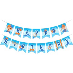 Treasures Gifted Blippi Birthday Banner - Blippi Party Supplies - 1 of 1