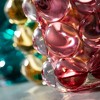 3.75" Bubble Texture Glass Votives - Set of 3, Multicolor - 2 of 4
