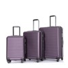 3 PCS Hardshell Luggage Set, ABS Lightweight Spinner Suitcase with TSA Lock (20/24/28)-ModernLuxe - 2 of 4
