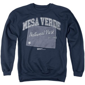 Men's Mesa Verde National Park State Line Crewneck Sweatshirt - 1 of 4