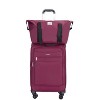 Whisen 3-Piece Set Luggage Sets Lightweight Softshell Suitcase with Travel Bag and Toiletry Bag - 2 of 4