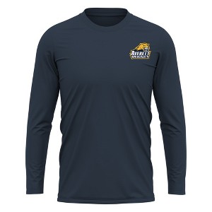 Averett University Adult Sport Long Sleeve Left Chest Logo, Athletic Heather - 1 of 4