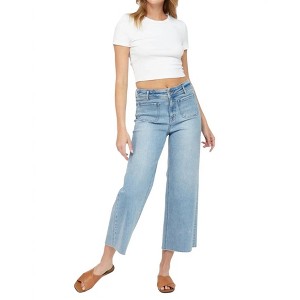 Women's MEGAN POCKET FRONT DENIM - mica denim - 1 of 3