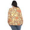 White Mark Plus Size Vibrant Boho Swing Top - 3 of 4