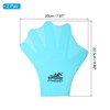 Unique Bargains Silicone Water Resistance Aquatic Gloves Blue 2 Pairs - 2 of 4