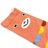 Wrapables Animals and Fun Colorful Baby & Toddler Leg Warmers, Peach Bear - 2 of 2