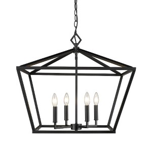Millennium Lighting 4 - Light Pendant in  Matte Black - 1 of 1