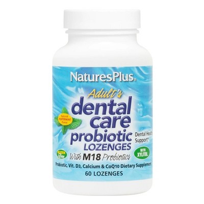 Adult's Dental Care Probiotic Lozenges by Nature's Plus  -  60 Lozenge