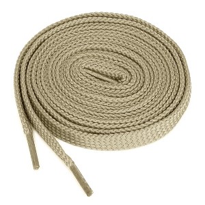 INSPIRE CHIC Double Layer Hollow Thick Flat Shoelaces 2 Pairs - 1 of 4