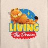 Women's - Garfield - Living The Dream Lightweight French Terry Wide Neck Long Sleeve Shirt - 2 of 4