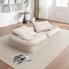 NicBex 2-in-1 Convertible Floor Sofa Bed for Adults & Pets, 5-Position Adjustable Backrest with Massage Pillow, Modular Dual-Use Lounger - 3 of 4