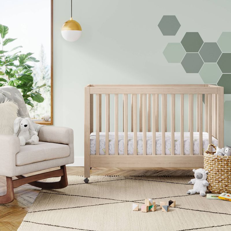 Babyletto Maki Full-Size Folding Crib with Toddler Rail, 2 of 12