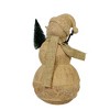 Ganz 7.75 In Carved Wood-Look Snowman Winter Stick Arms Scarf Snowman Figurines - 2 of 3
