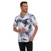 Canada Weather Gear Men’s Short Sleeve Button-Down Shirt – Casual Lightweight Printed Shirt with Chest Pocket - 4 of 4