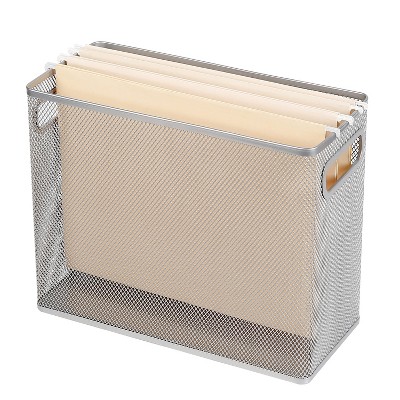 Hanging File Organizer Mesh Box - File Organizer Box Supports