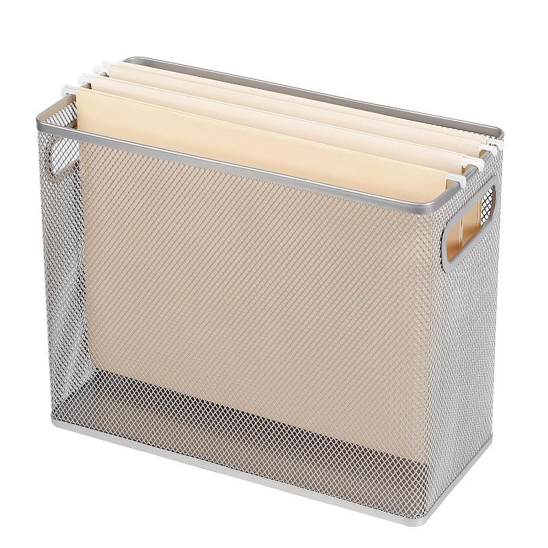 Mesh Hanging File Box Silver - Brightroom&#8482;, 1 of 5