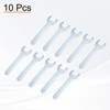 Unique Bargains Galvanized Iron Automotive Repair Furniture Assembly Metric Small Open-End Wrenches 10 Pcs - 3 of 4