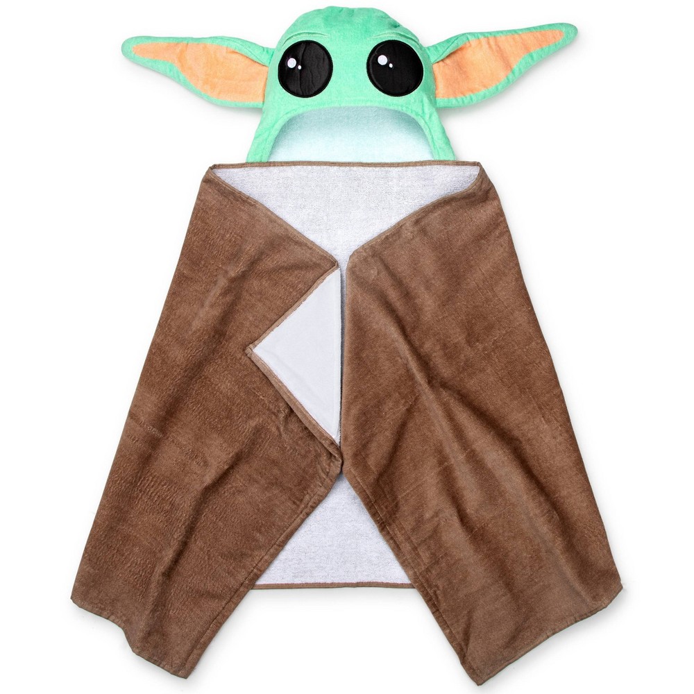 Photos - Towel Star Wars: The Mandalorian The Child Kids' Hooded 