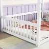 Kumasinova Full Size Bed Frame with Safety Rails,Canopy Floor Bed Frame with Guardrails,Wooden Full Bed Frame for Kids,Boys&Girls - 4 of 4