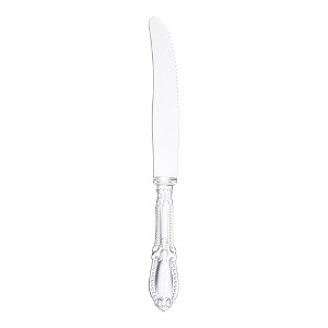 Smarty Had A Party Clear Baroque Plastic Dinner Knives - 480 pcs - 1 of 4