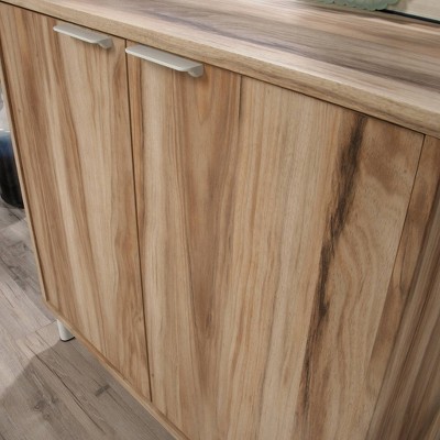 Kiln Acacia Finish Hidden Storage Bookcase Door Kit