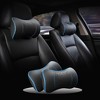 TruAIR Car Neck Support Pillows Ð Memory Foam Cushions for Travel and Office Use - 3 of 4