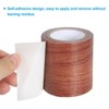 Unique Bargains Self-Adhesive Realistic Patch Wood Grain Repair Tape 2 Pcs - 4 of 4