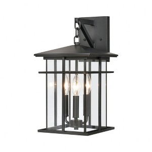Elk Home Oak Park 3 - Light Wall Light in  Matte Black - 1 of 3