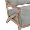 CAVINAS Polyester Accent Chair with Tufted Back and Rubberwood Legs,Modern Upholstered Living Room Chairs,Reading Chairs for Living Room - 3 of 4