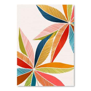 Americanflat Boho Botanical Multicolorful By Modern Tropical Poster Art Print