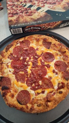 REVIEW: Red Baron Fully Loaded Hand Tossed Ultimate Pepperoni Pizza - The  Impulsive Buy