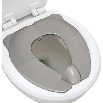 Enovoe Foldable Potty Training Toilet Seat, Gray