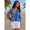 Women's Printed Keyhole Top - LASCANA - 3 of 4