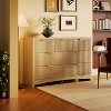 7 Drawer Wooden Dresser with Smooth-Glide Drawers, Modern Storage Solution for Bedrooms, Living Rooms, and Hallways - 3 of 4