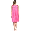 Casual Nights Women's Tricot Sheer Lace Sleeveless Nightgown - 3 of 4
