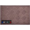 A1HC Durable Multi Purpose Polypropylene Rubber Doormat for Indoor Outdoor Front Door Mat, Checkered - 2 of 4