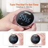 VEVOR Digital Kitchen Timer, Magnetic Countdown Countup Timer with 3-inch Large LED Display, 3 Volume Levels & 2 Lighting Modes, For Cooking - 3 of 4