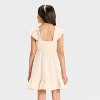 Girls' Sleeveless Solid Woven Dress - Cat & Jack™ - 2 of 3