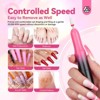 SAVILAND Portable Electric Nail Drill: 20000RPM Electric Nail File Gradient Dark Pink Nail Drill 7 Nail Drill Bits(Black Pink). (Black Pink) - 4 of 4