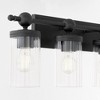 Quorum Lighting Lee Boulevard 4 - Light Vanity in  Matte Black - 2 of 4