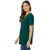 Woman Within Plus Size Perfect Short-Sleeve V-Neck Tunic - 4 of 4