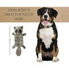 BEARPAW 2-Pack Pet Toys, Raccoon and Fox Dog Plush Soft Toy with Squeakers - 2 of 4