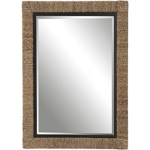 Uttermost Island Natural Straw 29 1/2" x 41 1/2" Wall Mirror - 1 of 1